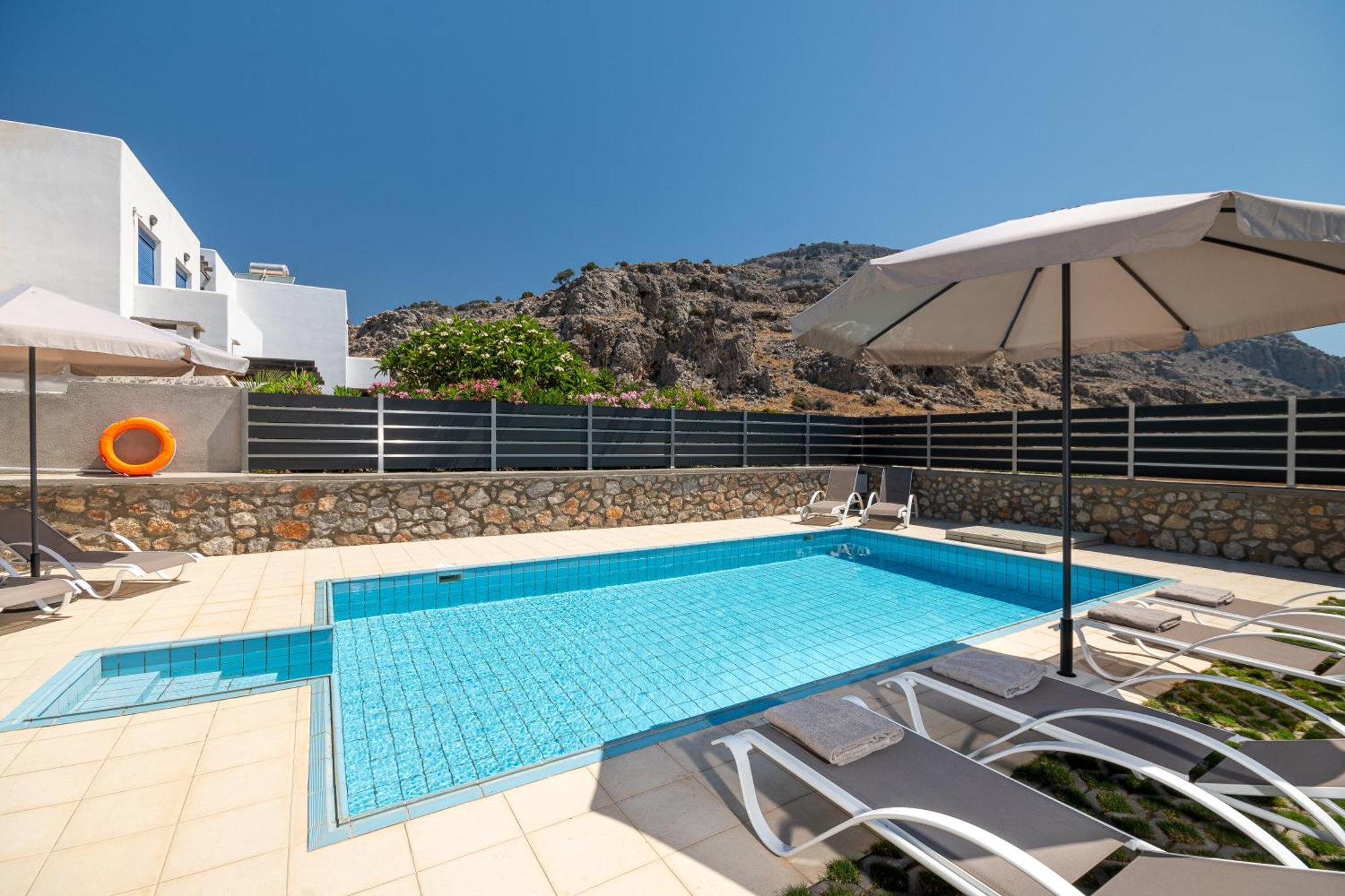 Villa Mariani II - In Lothiarika, Newly Renovated June 2024, Private Pool, Lindos 10 Min, Beach 120M Lardos Exterior foto